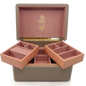 Trove taupe jewelry box