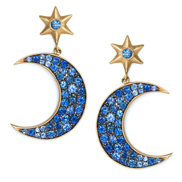 Bowen NYC Blue Moon earrings