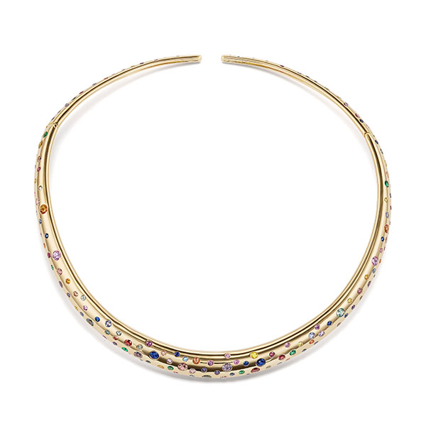 Brent Neale gold collar necklace