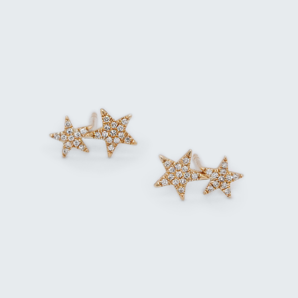 Eliza Page Double Star Studs