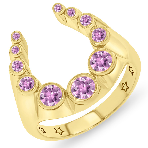 Future Fortune purple sapphire Lucky Charm ring