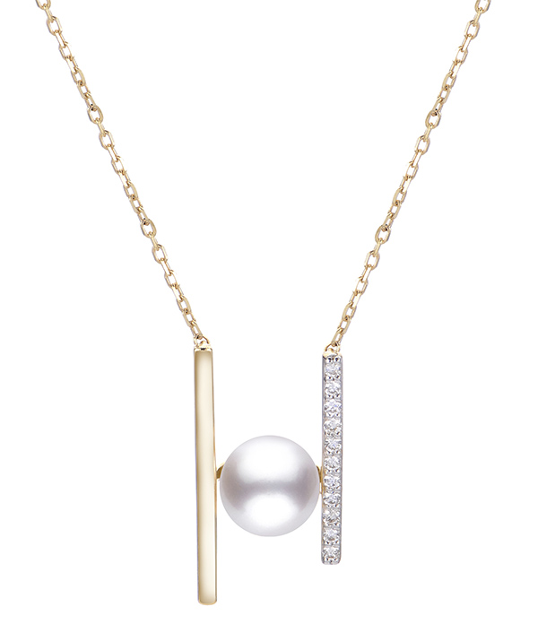 Imperial Pearl diamond and freshwater pearl necklace