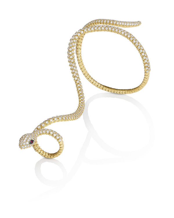 Roberto Coin snake bracelet-ring