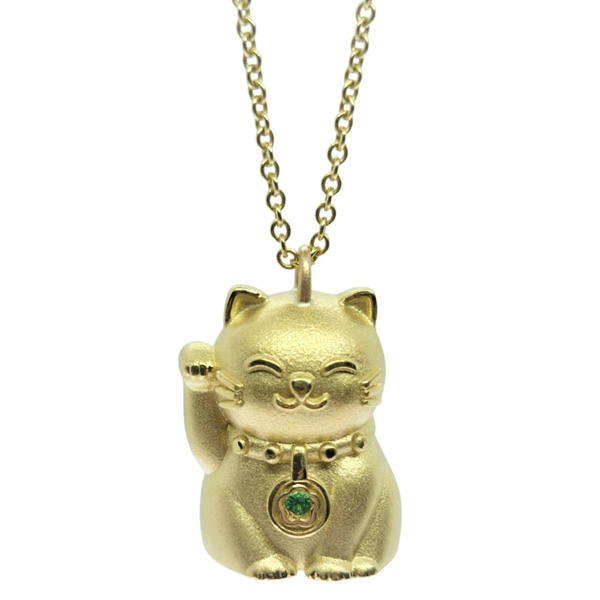 Alison Nagasue Hope Cat pendant