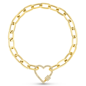 Best Bracelet Shy Creation paper hearts paper clip chain bracelet