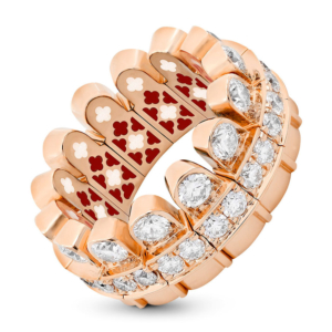Best Ring grand prize Tariq Riaz adjustable rose gold diamond ring