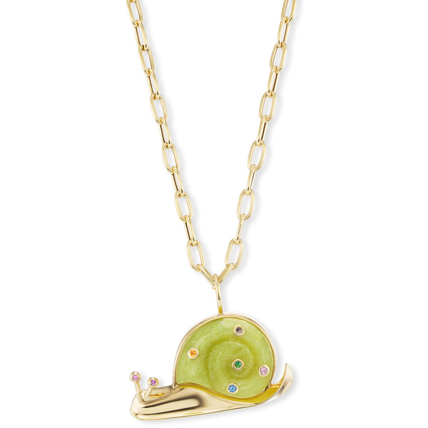 Brent Neale large snail pendant