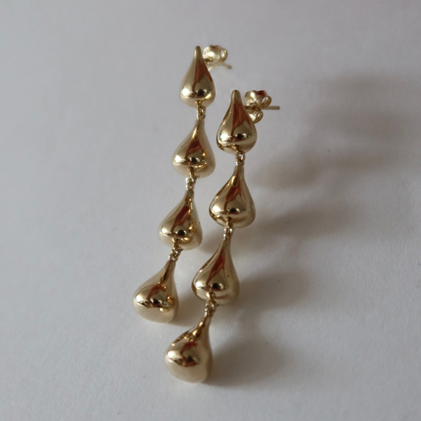 Costolo liquid gold earrings