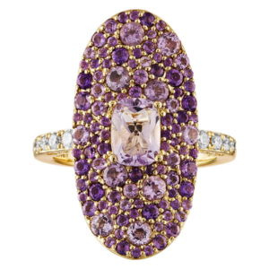 Eden Presley peace and plenty lavender sapphire ring