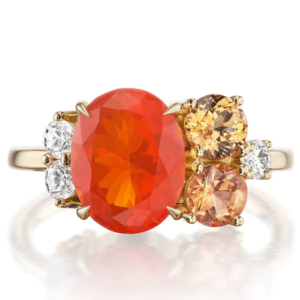 Greenwich St Jewelers fire opal ring