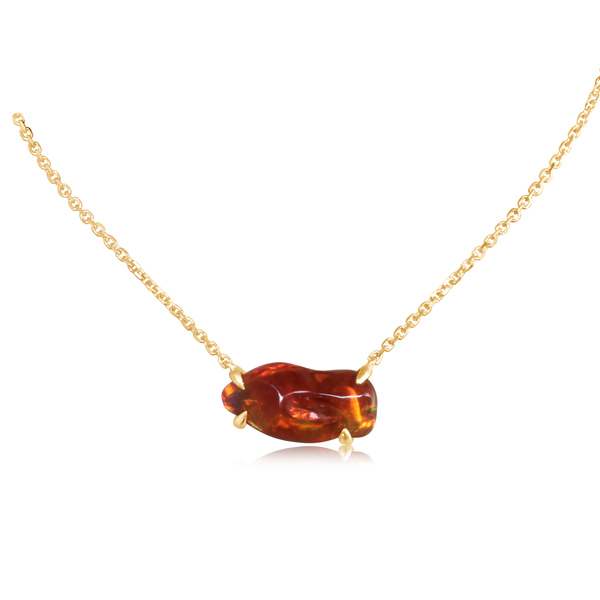 Parle fire opal necklace