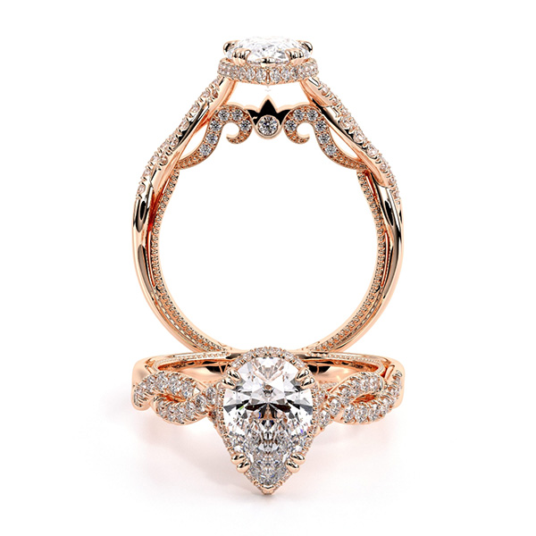 Verragio Insignia pear shape engagement ring