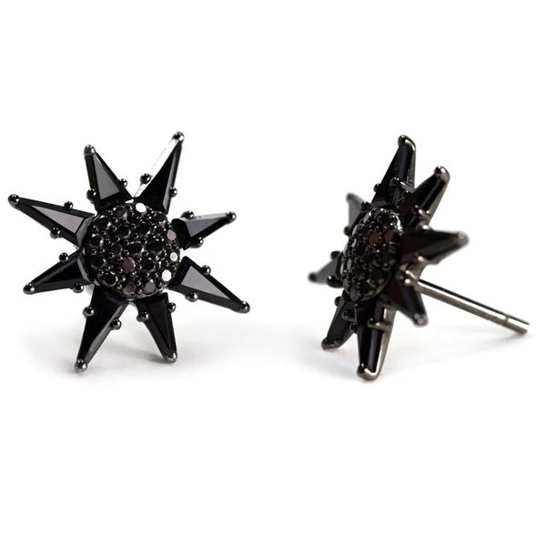 Bondeye black diamond earrings
