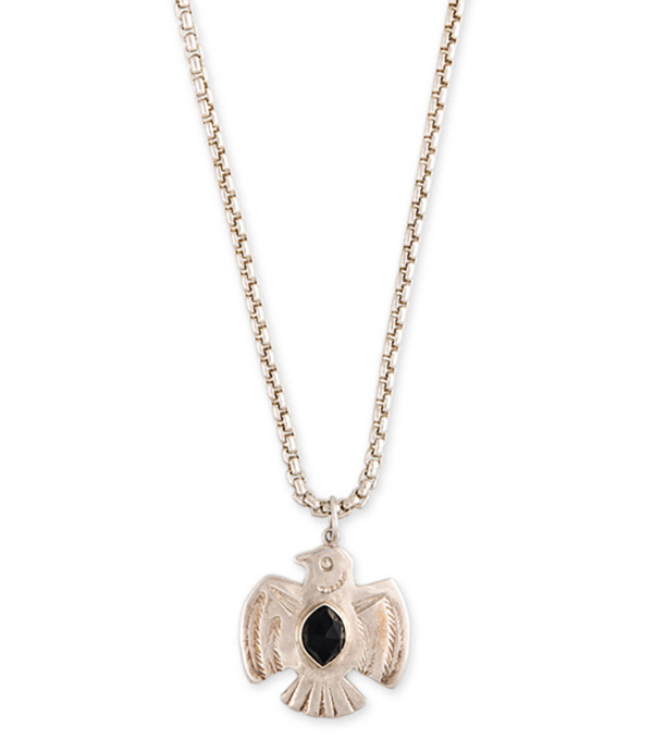 Jacquie Aiche onyx eagle pendant