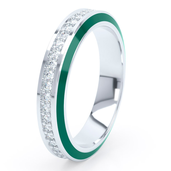 Loev Enamel Diamond Ring