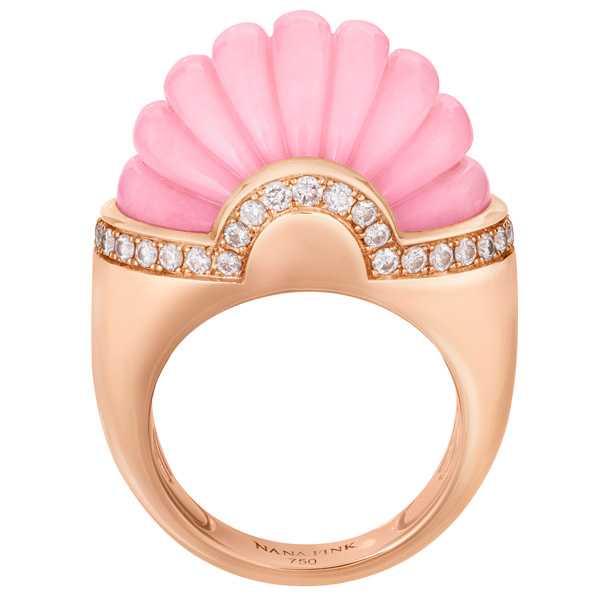 Nana Fink pink opal ring