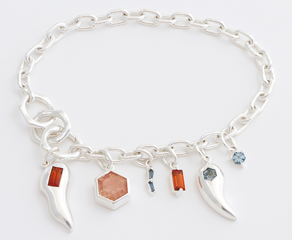 Nashira Arno Heirloom silver gemstone bracelet
