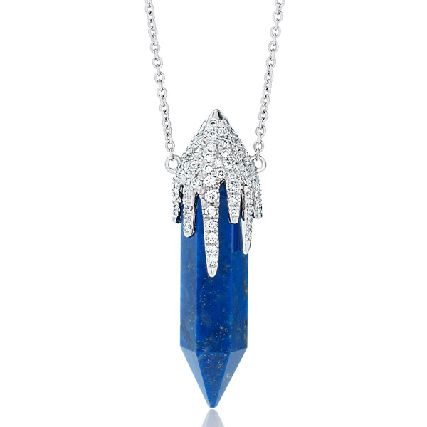 Nicole Rose lapis pendant