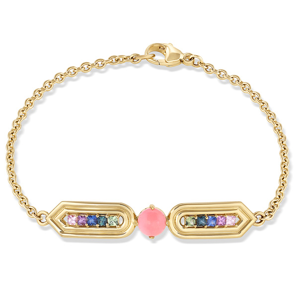 ParkFord pink opal Arc bracelet