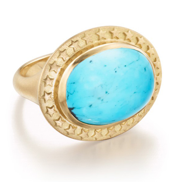 Elizabeth Moore Kingman turquoise ring