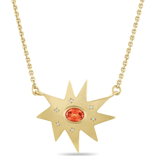 Emily Kuvin citrine Kapow necklace