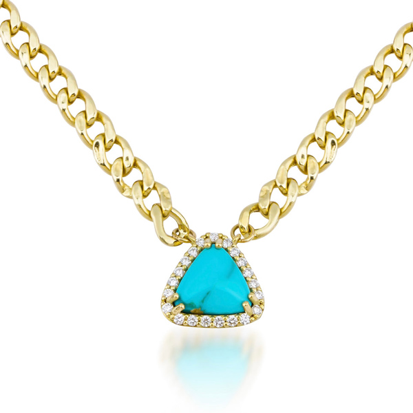 GFG Jewellery Laura turquoise necklace