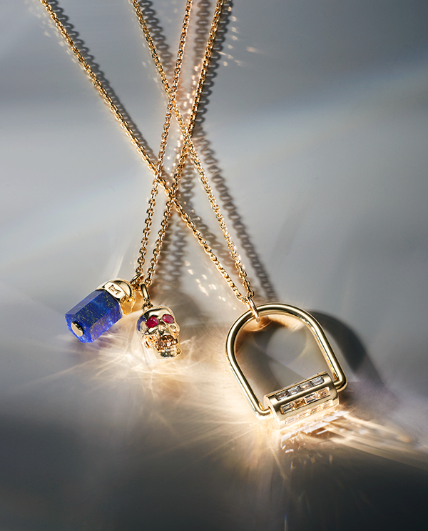 Luis Morais gold pendants