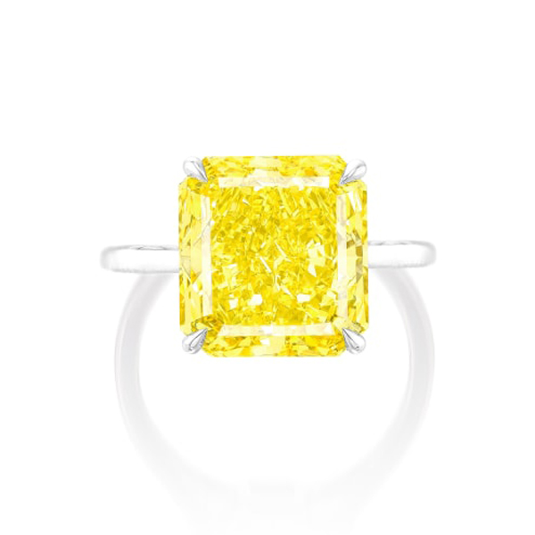 Phillips yellow diamond ring