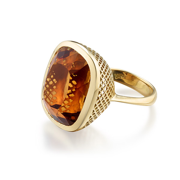 Ray Griffiths Madeira citrine ring