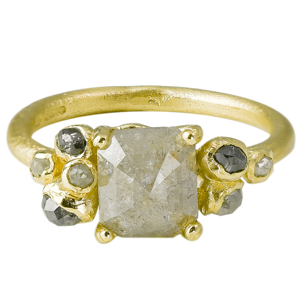 Ruth Tomlinson diamond cluster ring