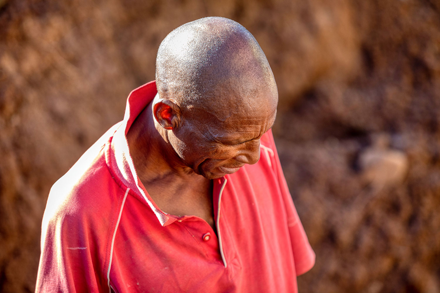 Man in illegal mine in South Africa