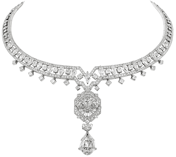 Cartier Sixieme Sens high jewelry diamond necklace