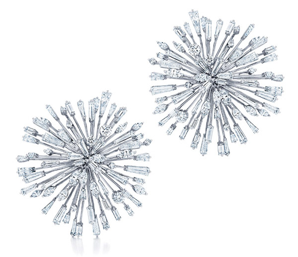 Kwiat fireworks diamond earrings