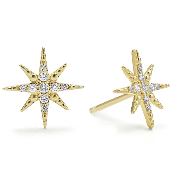 LAGOS North Star diamond earrings