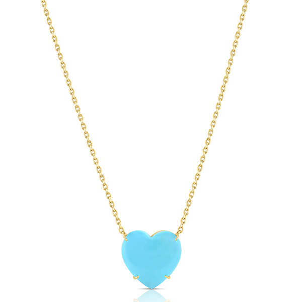 M Spalten turquoise heart pendant