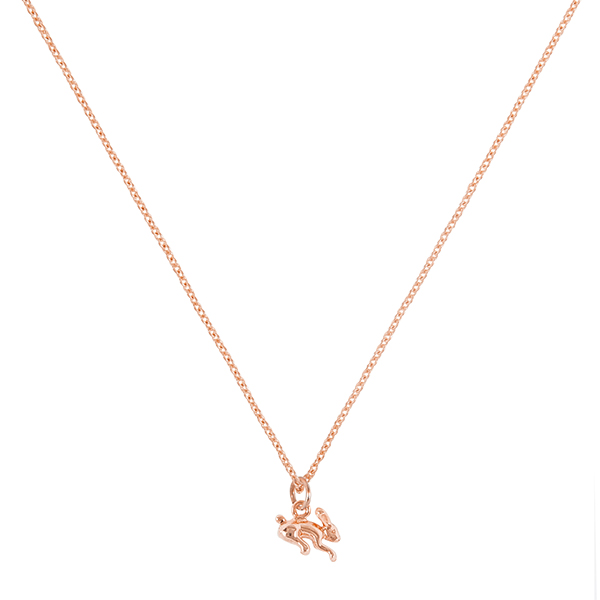 Patcharavipa tiny rabbit necklace