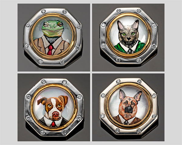 Remy Rotenier Remanimals gents pins