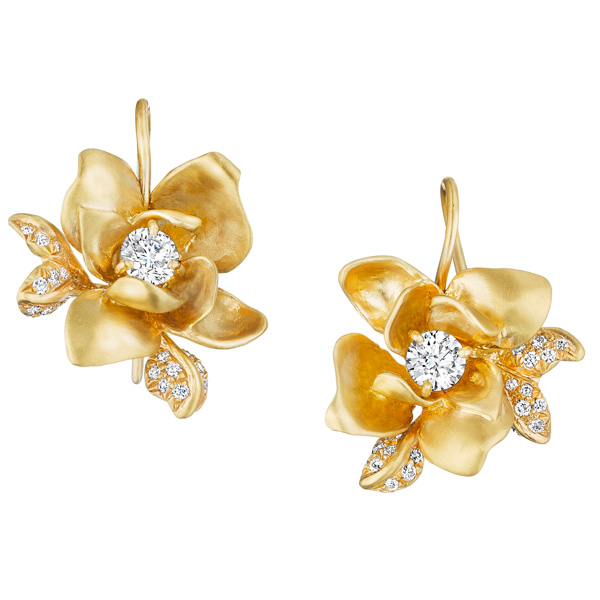 Susan Gordon flower earrings