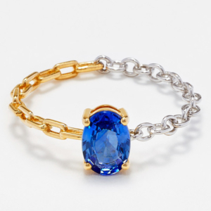 Yvonne Leon sapphire solitaire ring