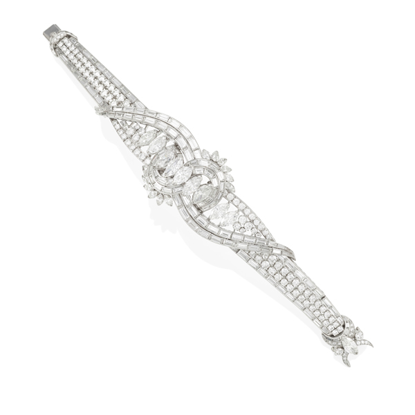 Bonhams diamond bracelet