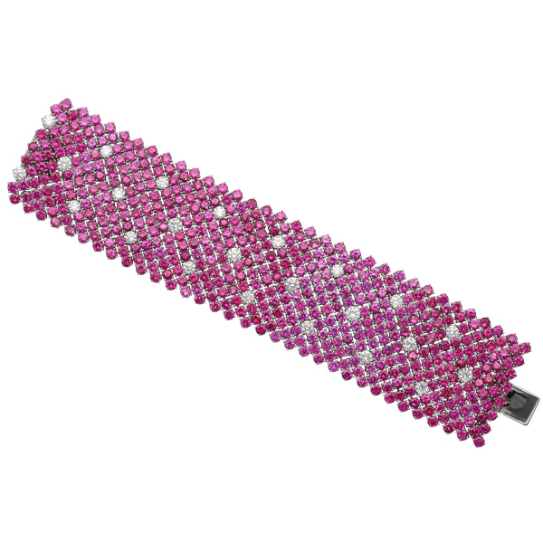 Rareté Studios Pink Sapphire Bold Bracelet