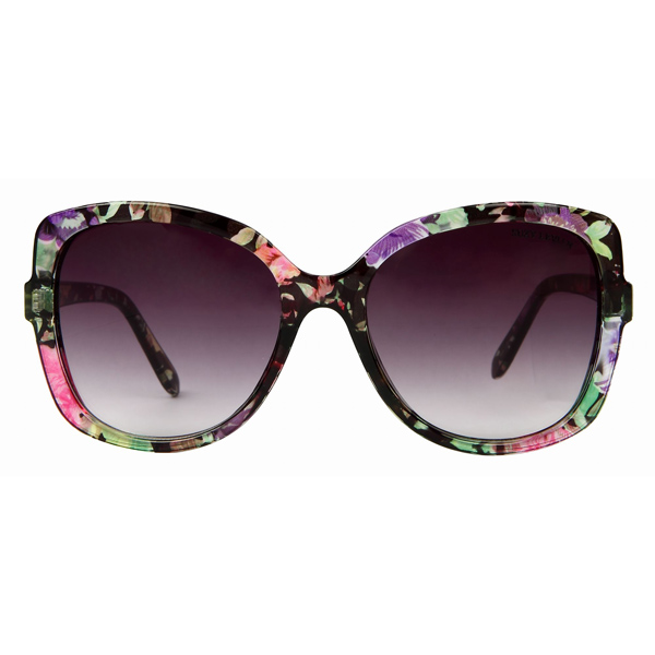 Suzy Levian black floral sunglasses