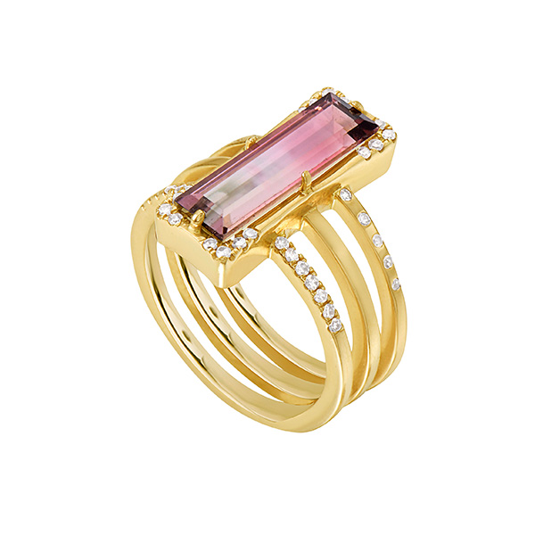 Bio tourmaline ring