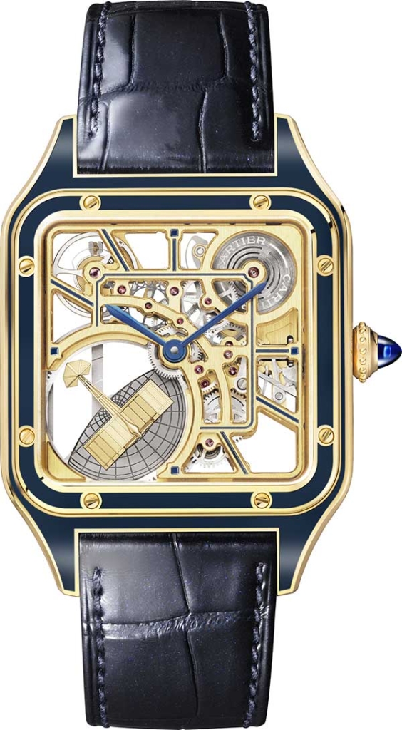 Cartier Santos Dumont skeleton