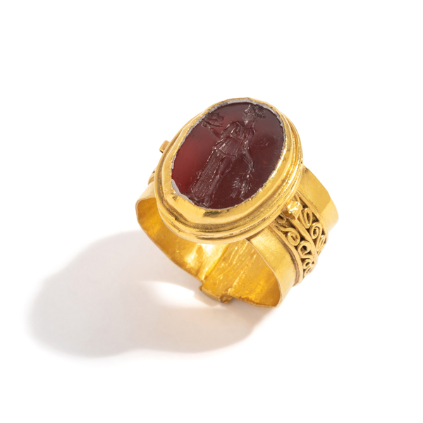 Hindman Roman Carnelian Ring