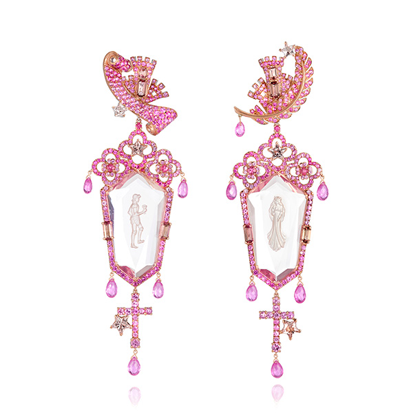 Lydia Courteille Heloise and Abilard earrings