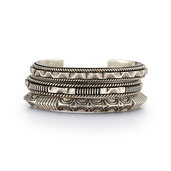 Vintage Silver Bracelet Stack