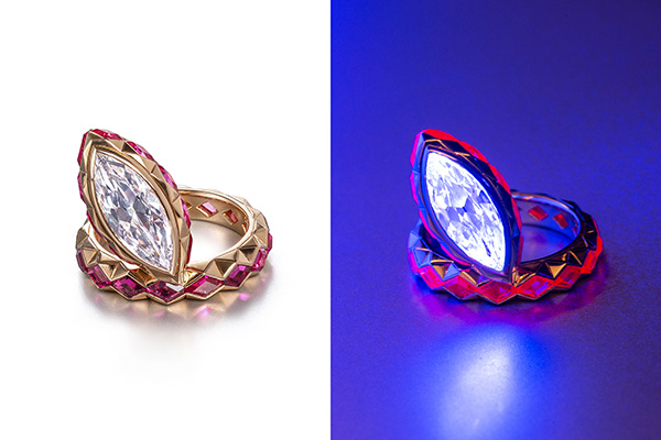 Cora Sheibani Disco Ring Disco Ring fluorescent under UV light