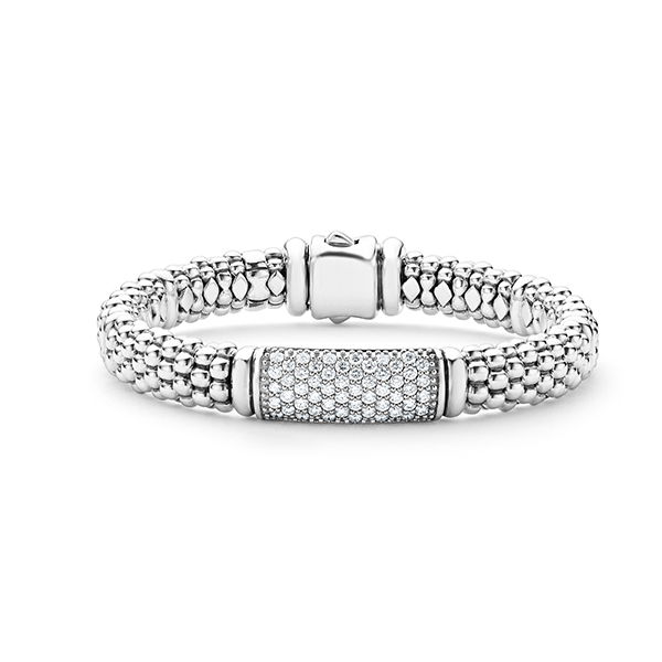 Lagos silver Caviar bracelet