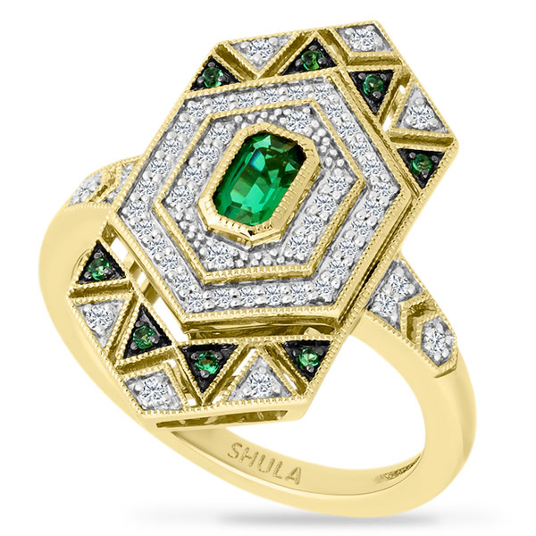 Shula emerald ring
